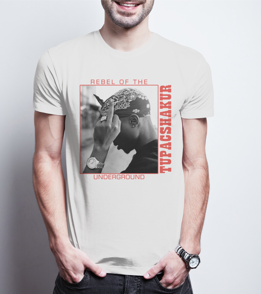 Rebel Of The Underground Tupac Shakur T-Shirt