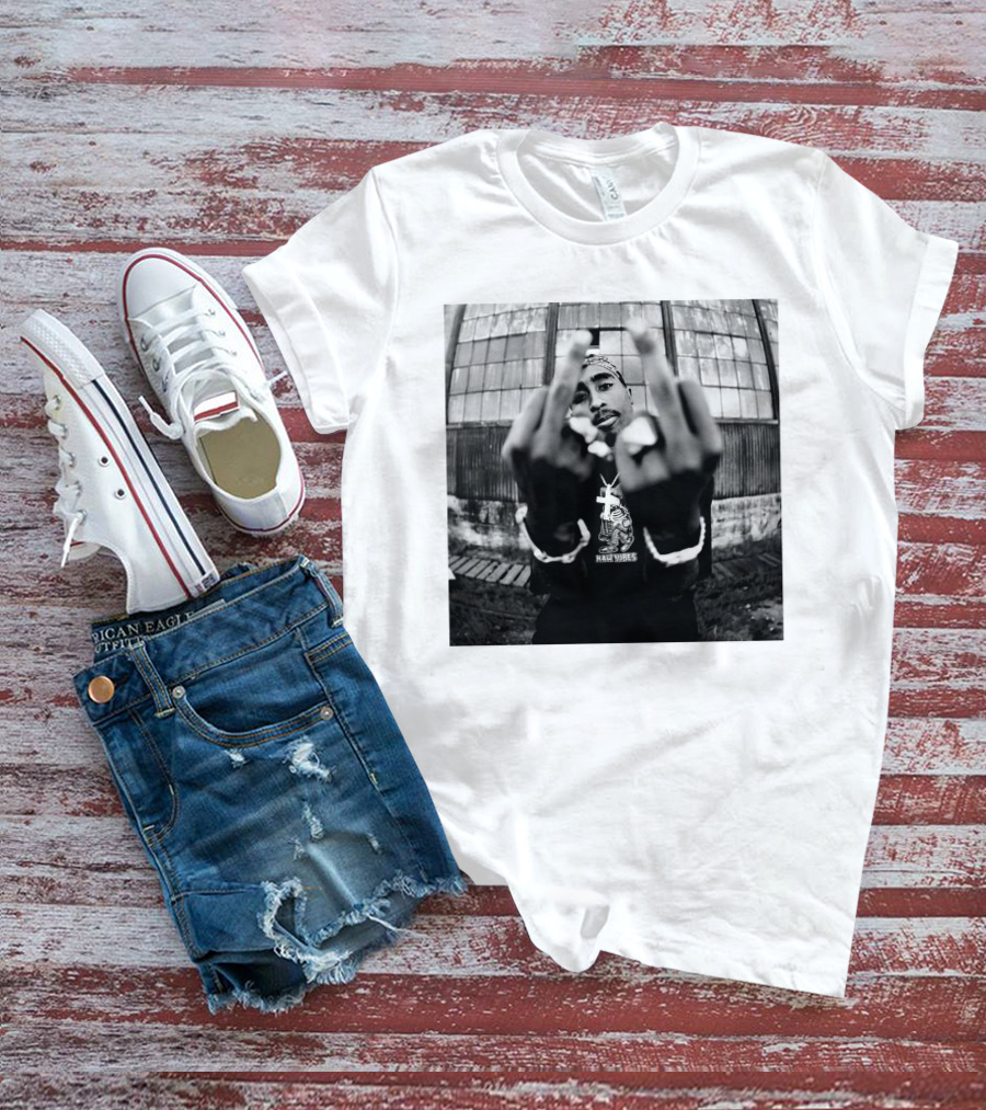 Real Vibez Iconic Black And White Photo T-Shirt