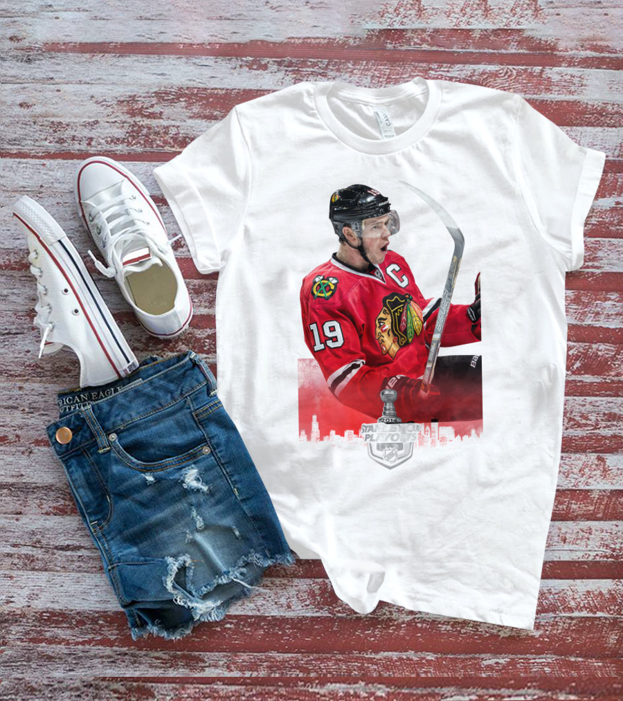 Chicago Blackhawks Nhl 2014 Stanley Cup Playoffs Captain T-Shirt