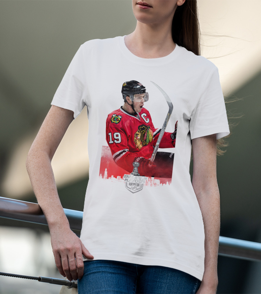 Chicago Blackhawks Nhl 2014 Stanley Cup Playoffs Captain T-Shirt