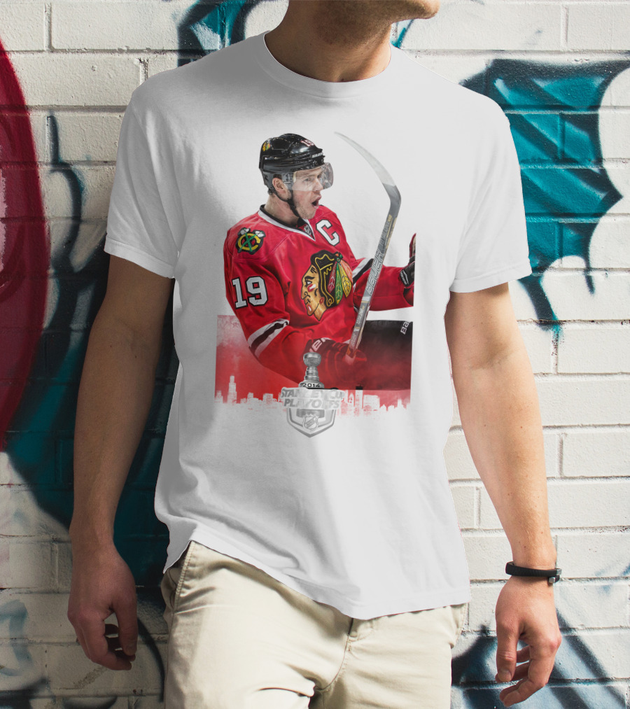 Chicago Blackhawks Nhl 2014 Stanley Cup Playoffs Captain T-Shirt