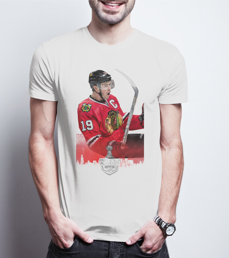 Chicago Blackhawks Nhl 2014 Stanley Cup Playoffs Captain T-Shirt