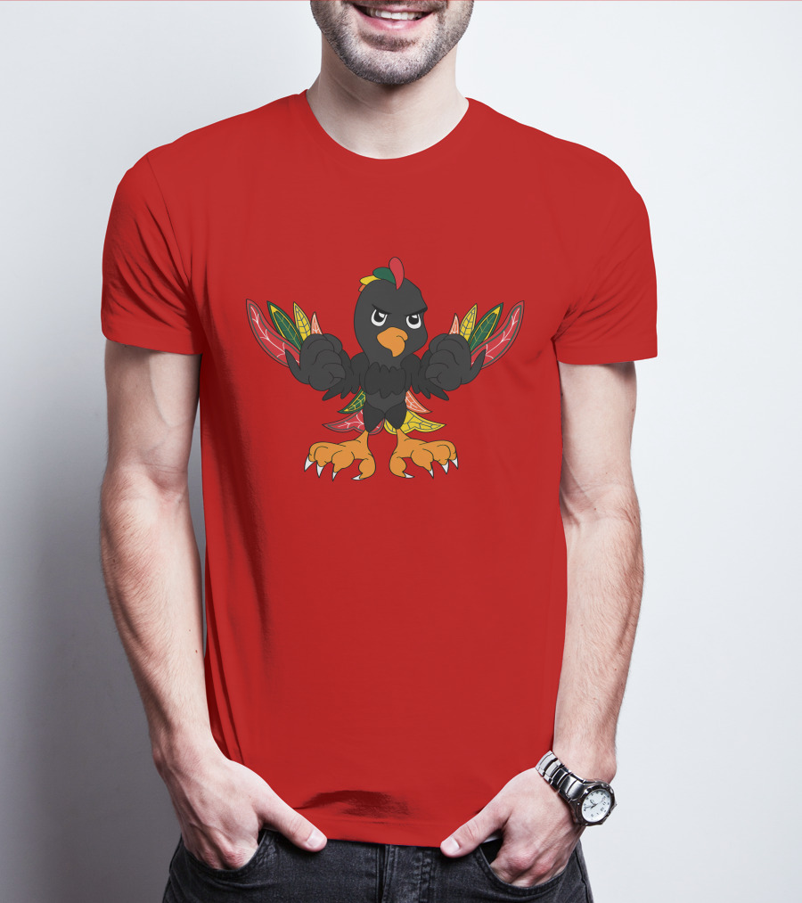 Chicago Blackhawks Angry Bird Fan Art T-Shirt