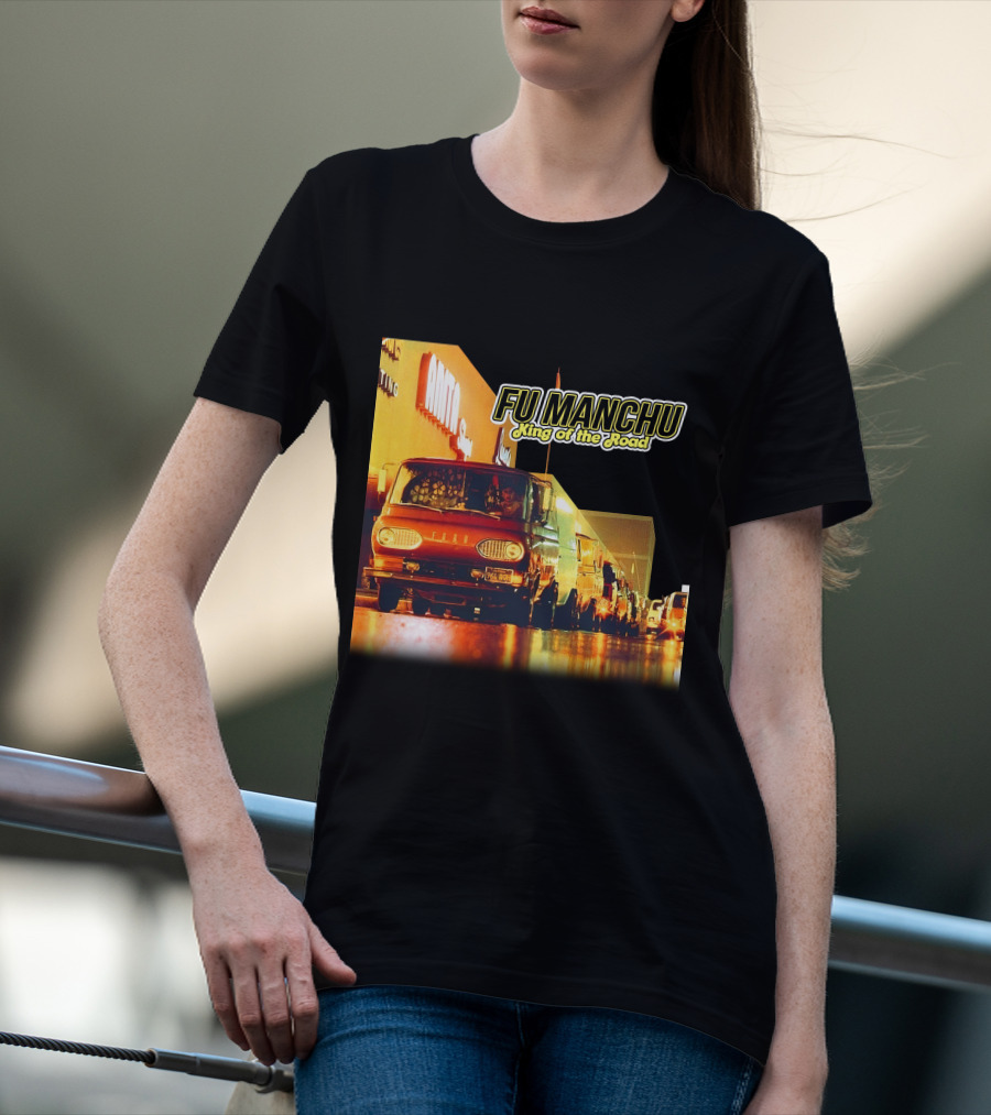 Fu Manchu King Of The Road Album Cover Van Scene T-Shirt