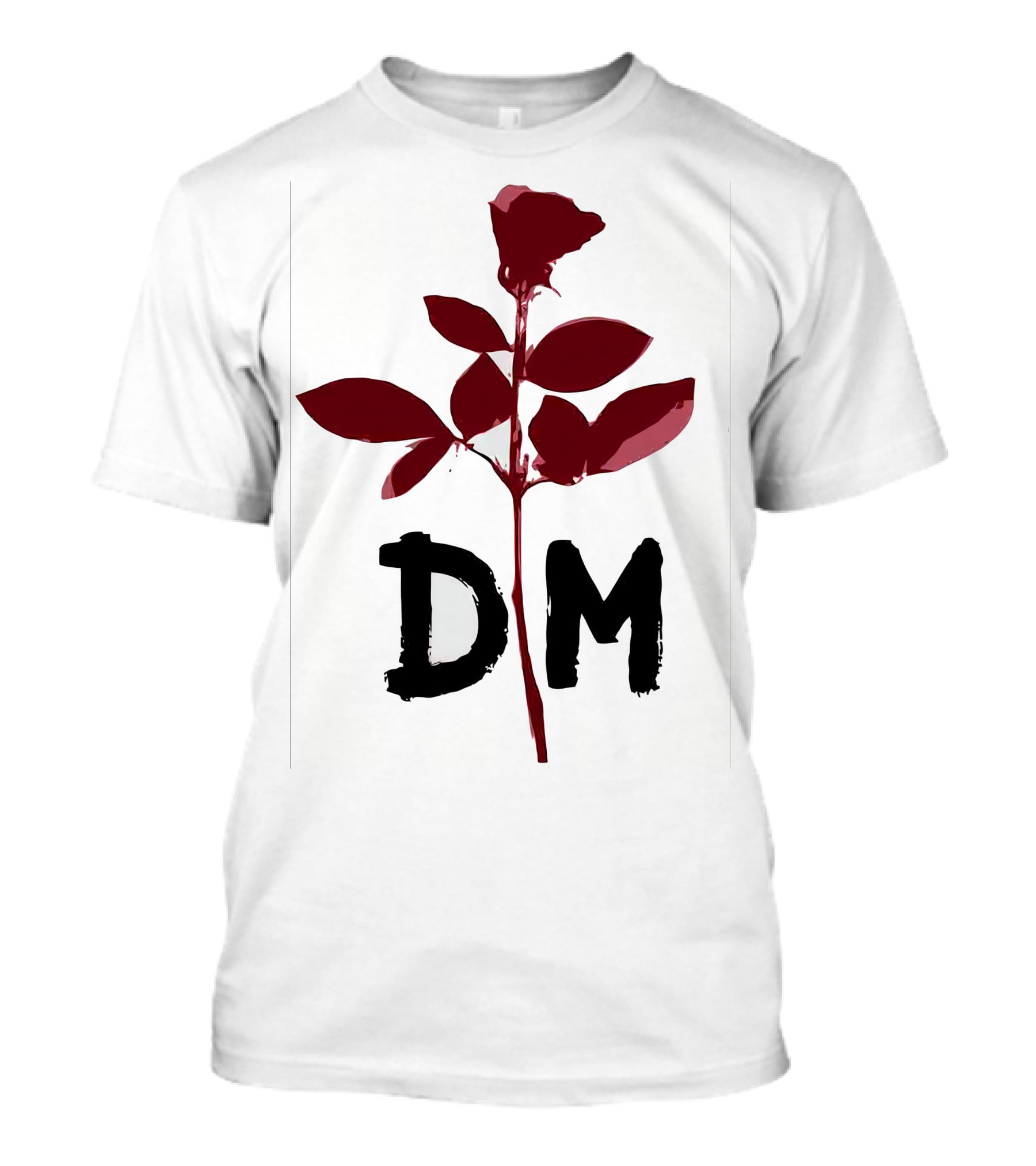 Depeche Mode DM Enjoy The Silence Red Rose T-Shirt