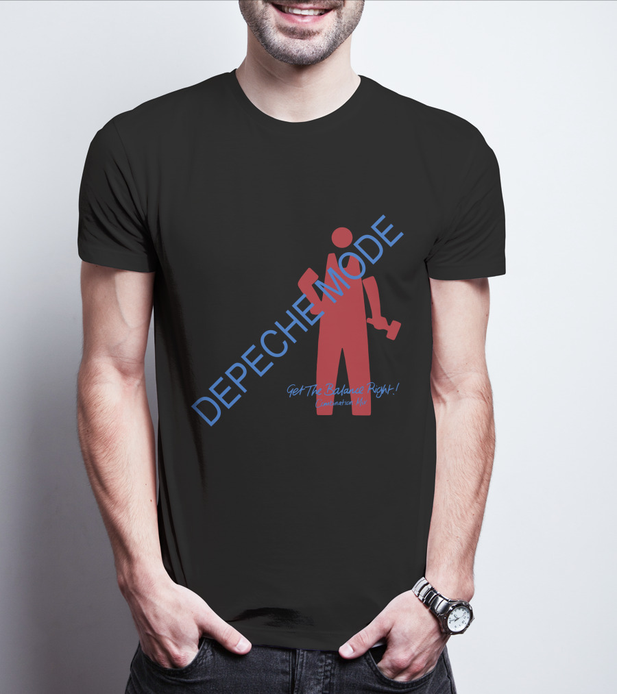 DEPECHE MODE Get The Balance Right Combination Mix Figures T-Shirt