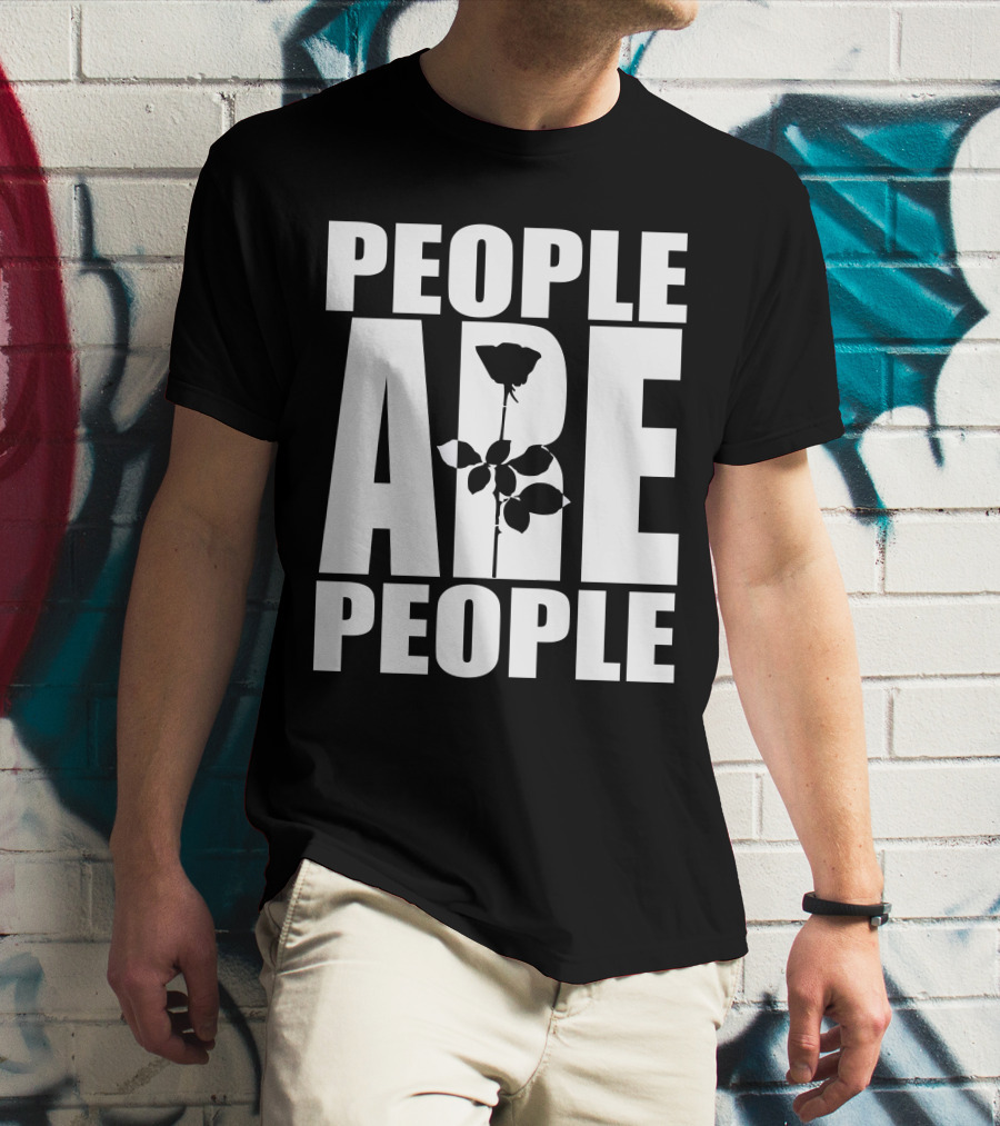 Depeche Mode People Are People Bold Rose T-Shirt