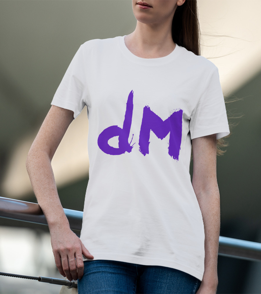 Depeche Mode Dm 5 Purple Brushstroke T-Shirt