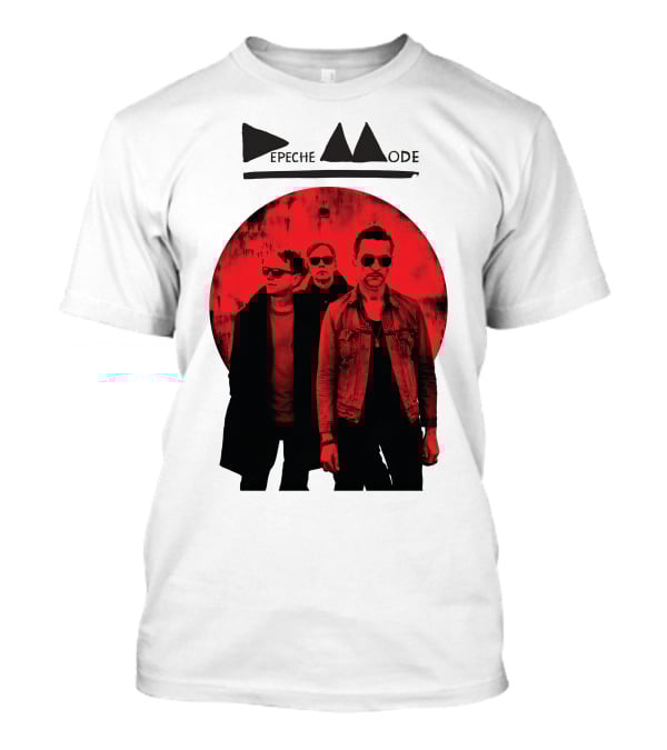 Depeche Mode Band Red Circle T-Shirt