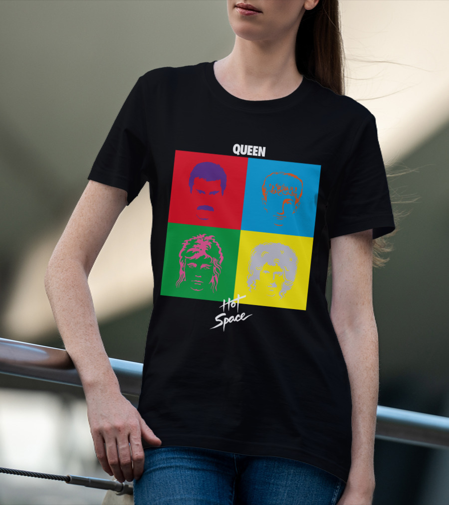 Queen Hot Space Album Cover Pop Art T-Shirt