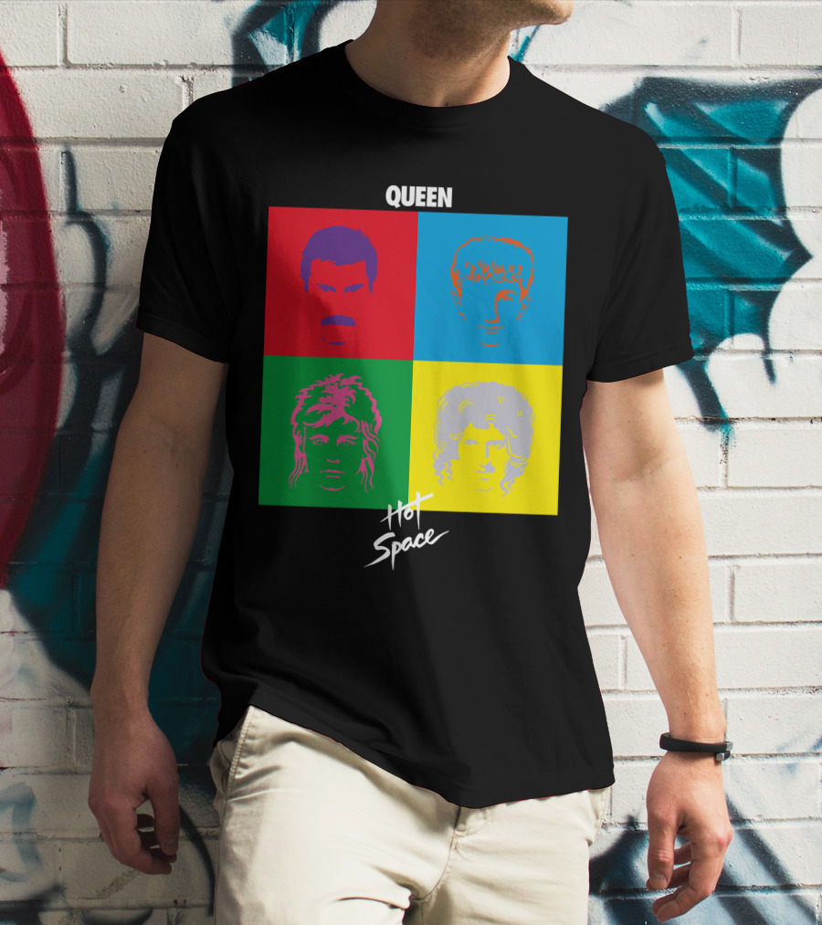 Queen Hot Space Album Cover Pop Art T-Shirt