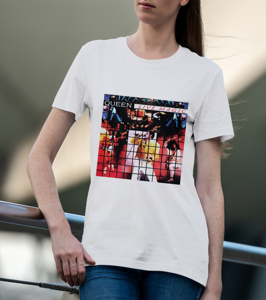 Queen Live Magic Concert Album Artwork Performance 1986 T-Shirt