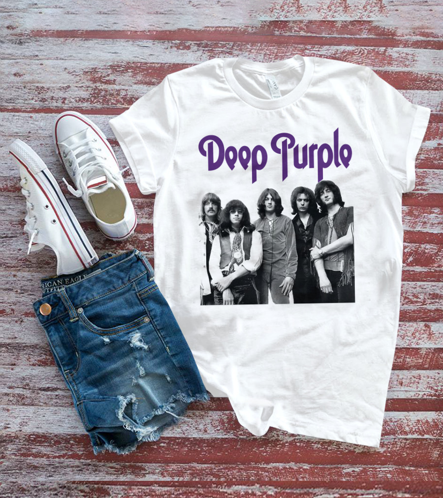 Deep Purple Band Photo Classic Album Era T-Shirt