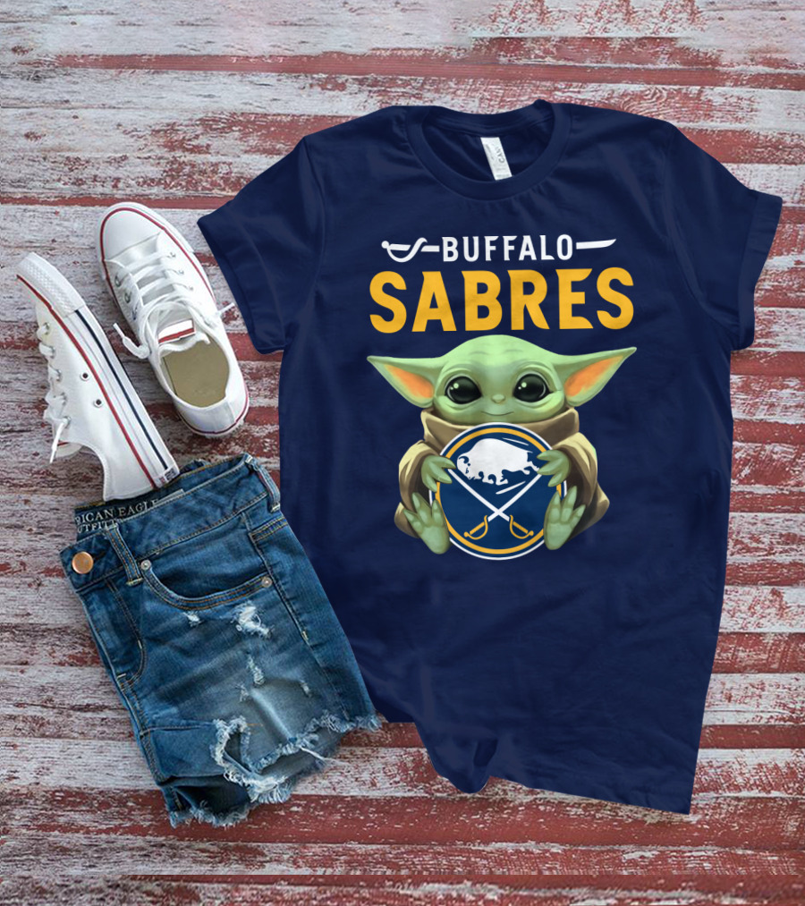 Buffalo Sabres Baby Yoda T-Shirt