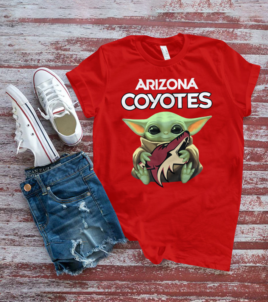 Arizona Coyotes Baby Yoda T-Shirt