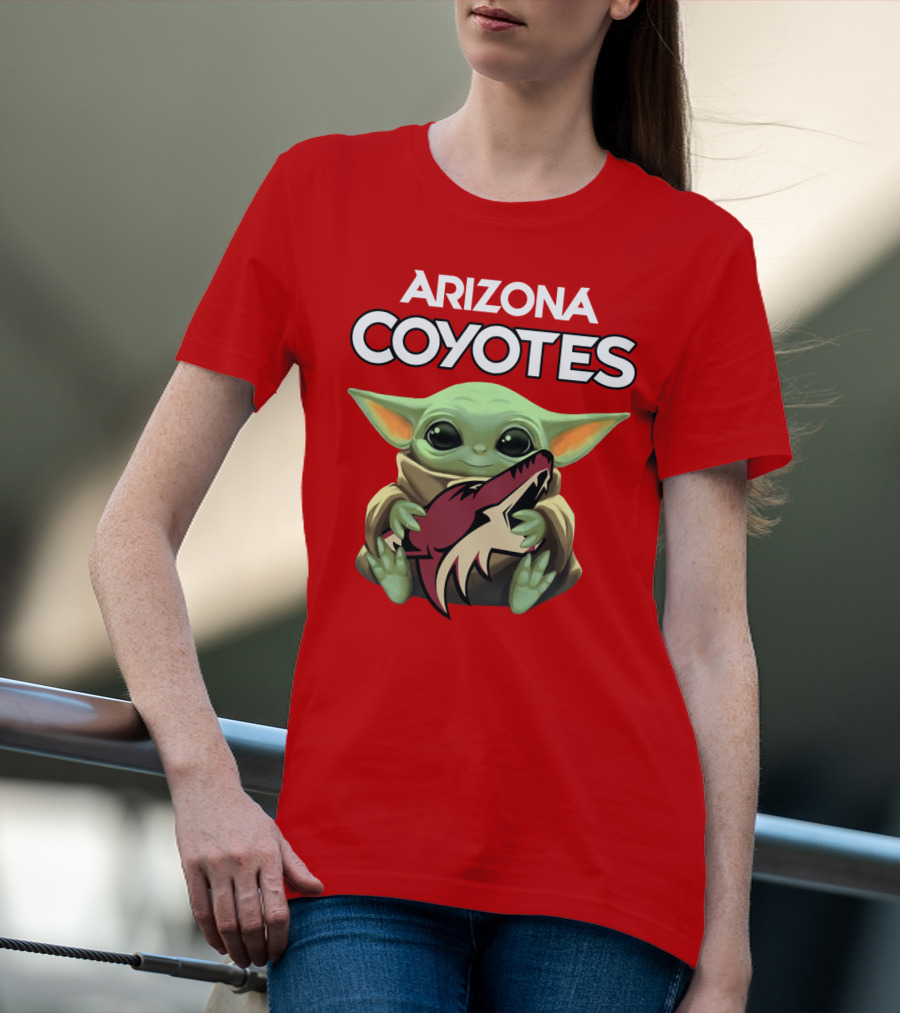 Arizona Coyotes Baby Yoda T-Shirt