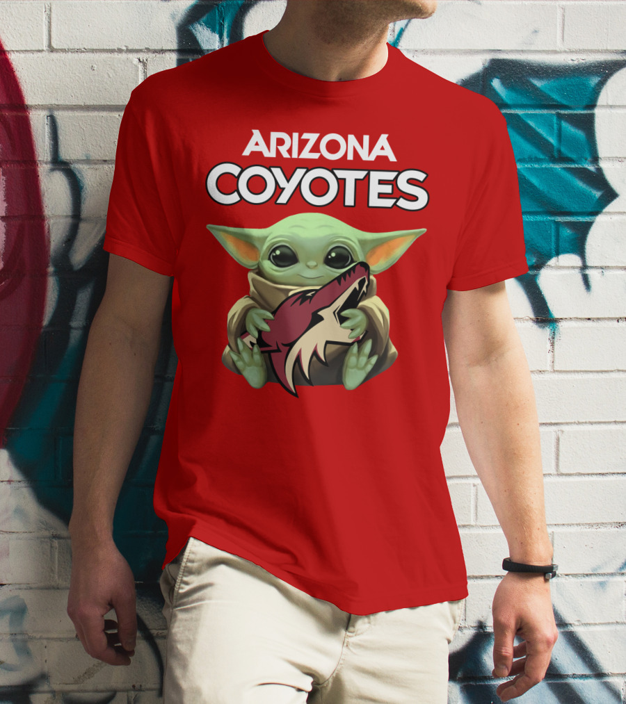 Arizona Coyotes Baby Yoda T-Shirt