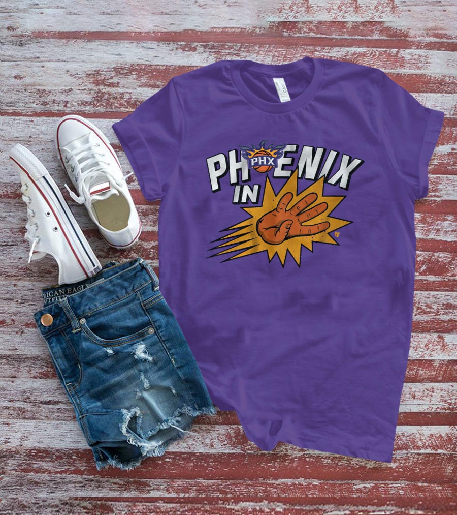 Phoenix In Five PHX Basketball Team Suns Fan T-Shirt