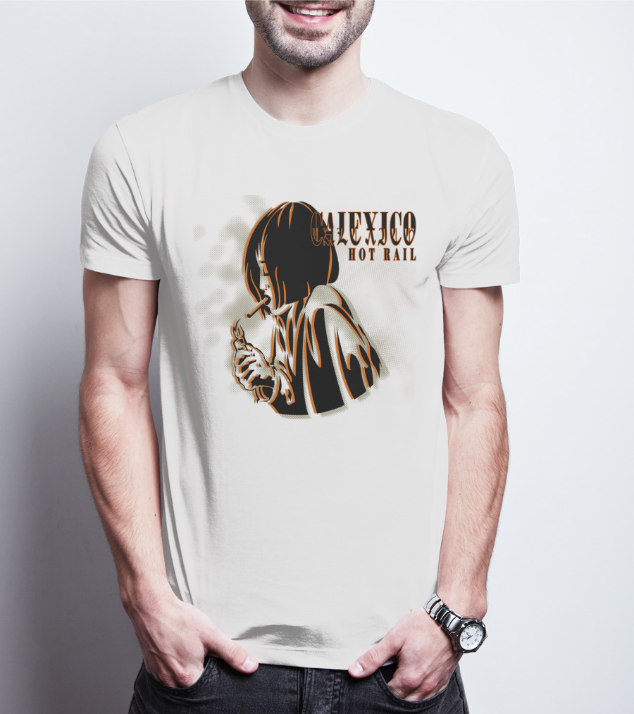 Calexico Hot Rail Smoking Figure T-Shirt