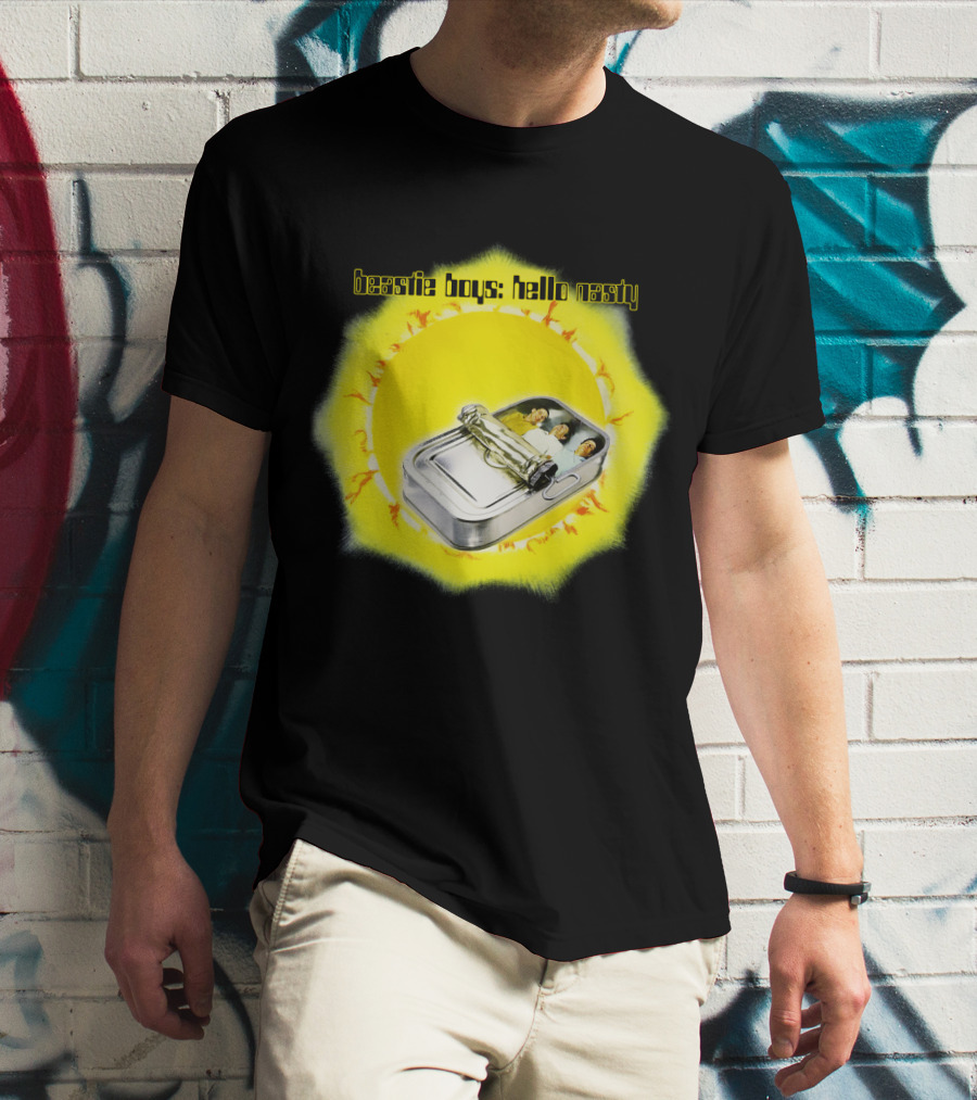 Beastie Boys: Hello Nasty Album Cover Yellow Background T-Shirt
