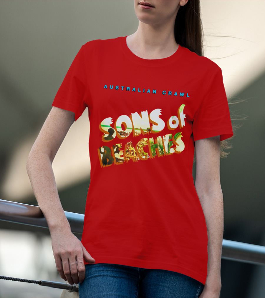 Australian Crawl Sons Of Beaches T-Shirt