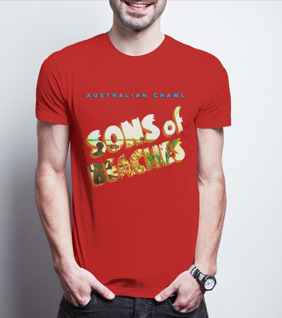 Australian Crawl Sons Of Beaches T-Shirt
