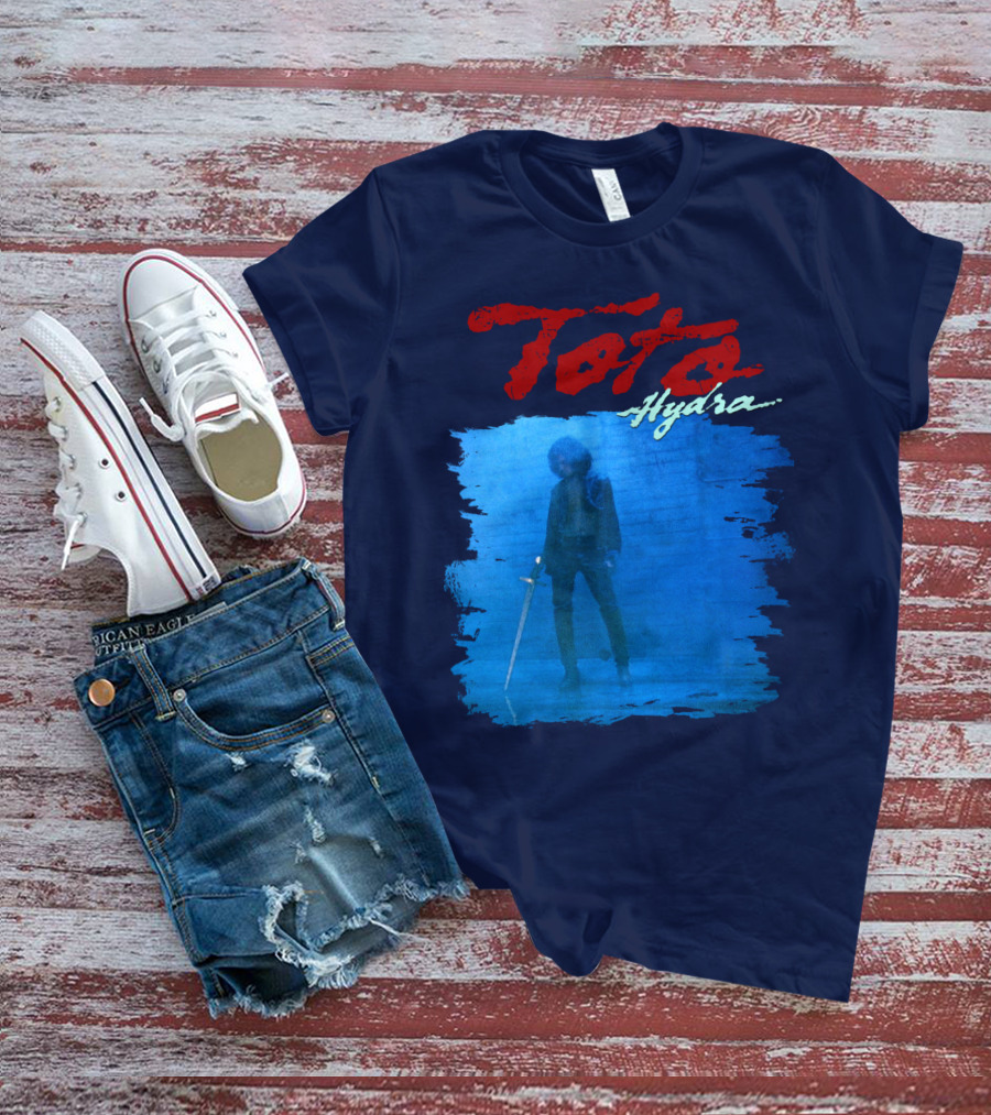 Toto Hydra Sword Figure Blue Square T-Shirt