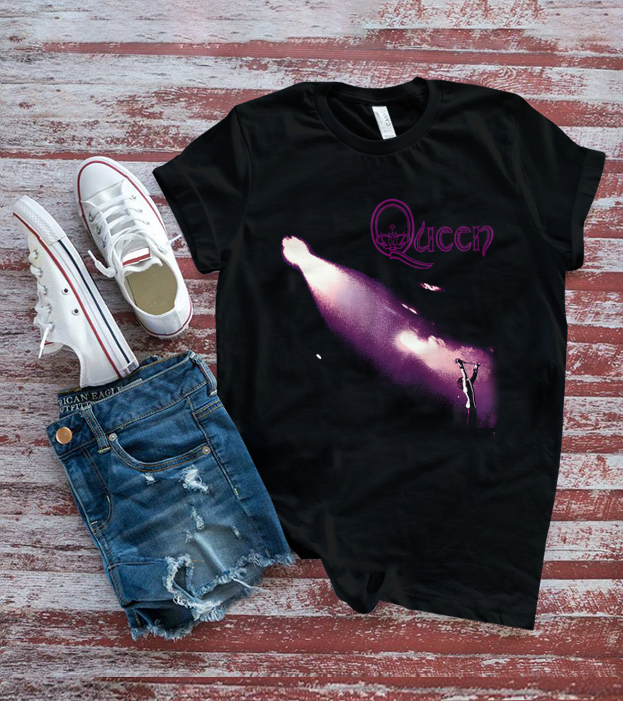 Queen Purple Stage Performance Iconic Band T-Shirt