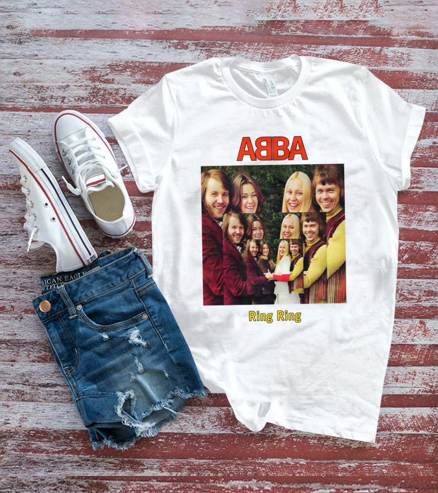 ABBA Ring Ring Album Cover T-Shirt