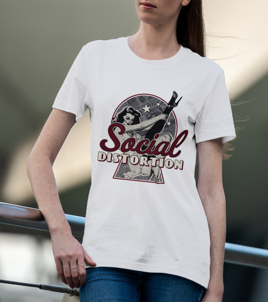 Social Distortion Retro Pin-Up Star T-Shirt