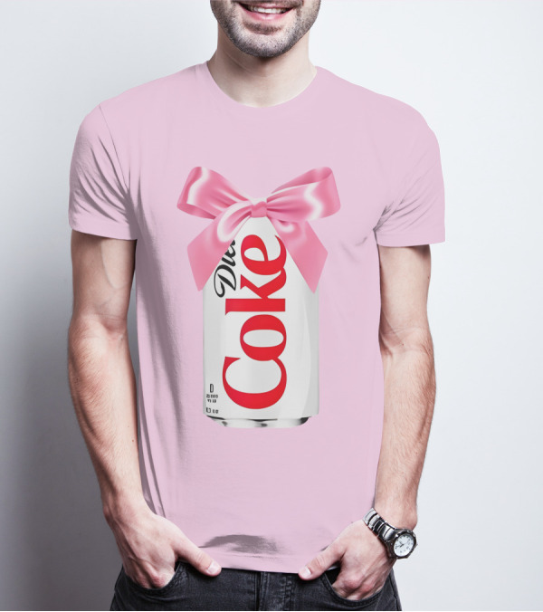 Pink Bow Diet Coke Can T-Shirt