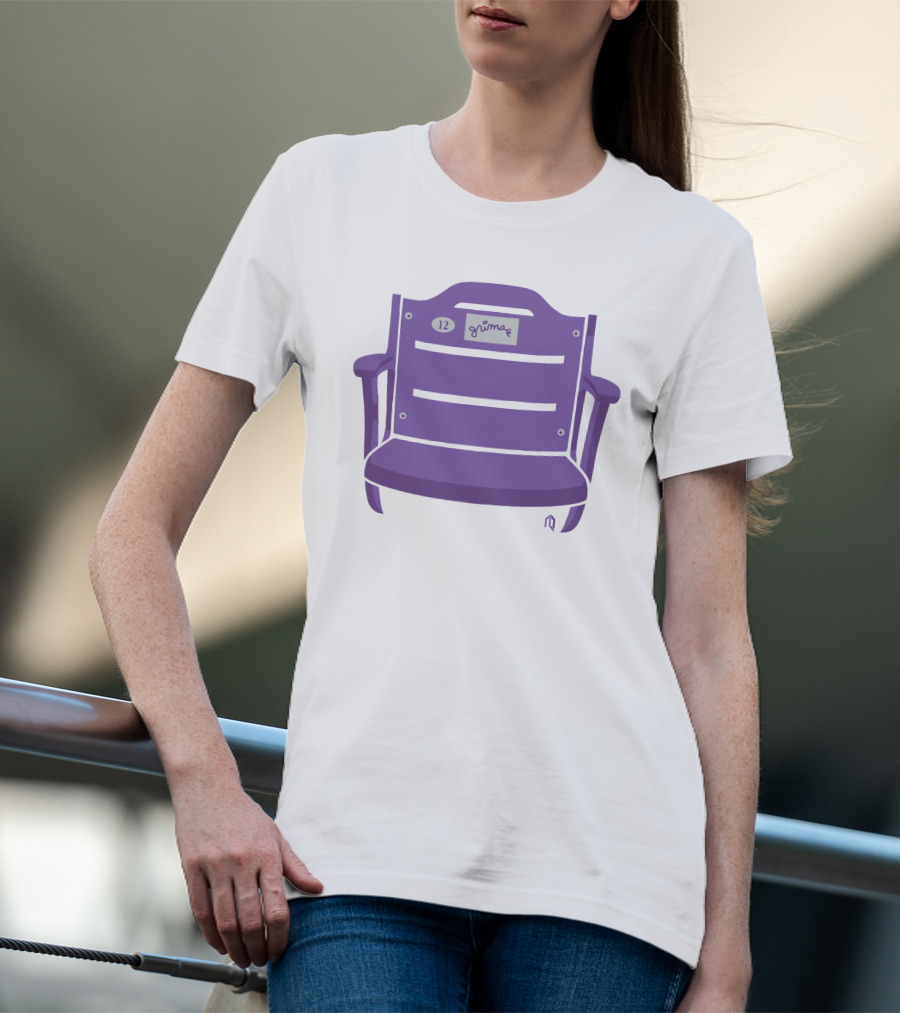 Grima Purple Stadium Throne Seat 12 T-Shirt