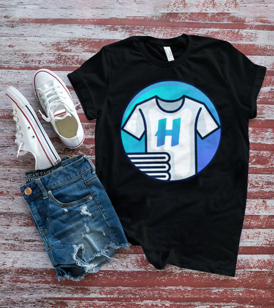 Hafrito H Logo On Shirt With Folded Laundry T-Shirt