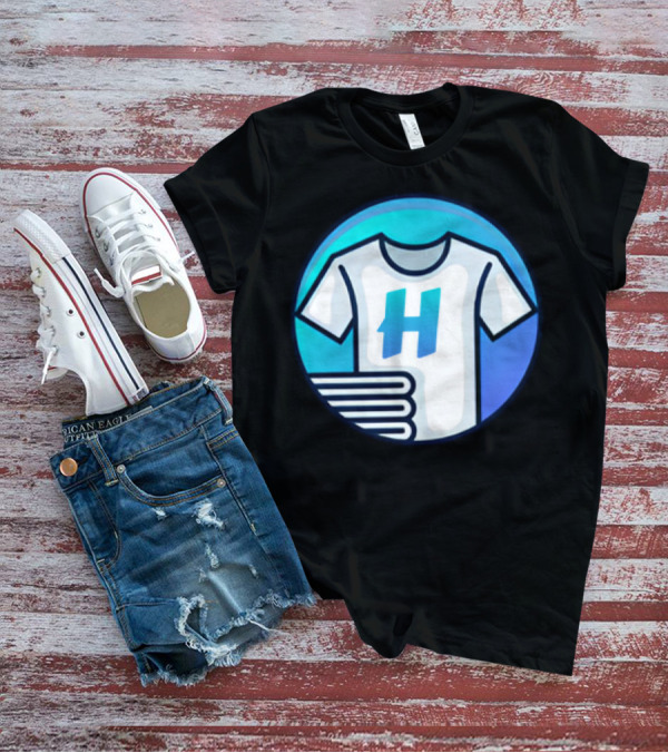 Hafrito H Logo On Shirt With Folded Laundry T-Shirt