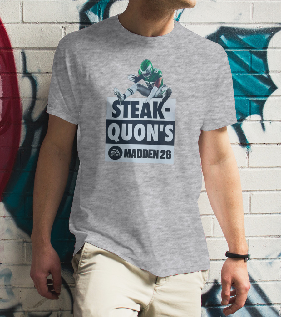 Saquon Barkley Steak Quon’s EA Sports Madden 26 Philadelphia Eagles T-Shirt