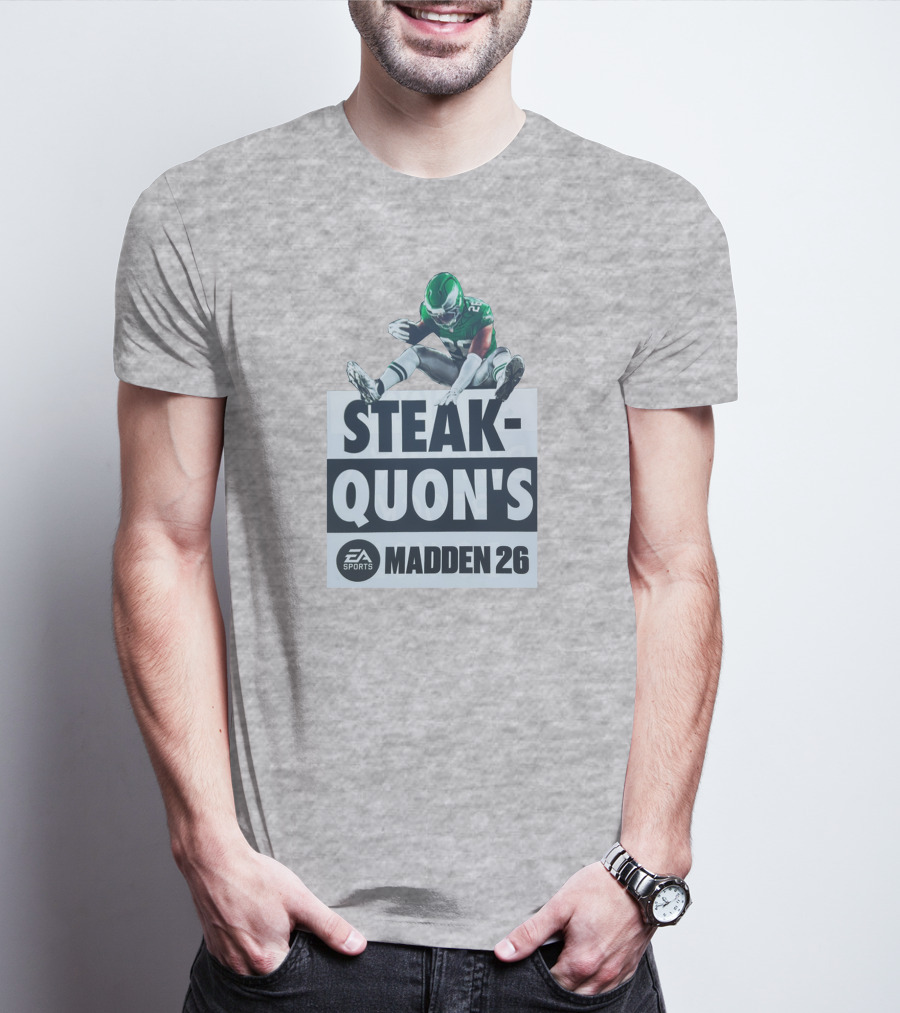 Saquon Barkley Steak Quon’s EA Sports Madden 26 Philadelphia Eagles T-Shirt