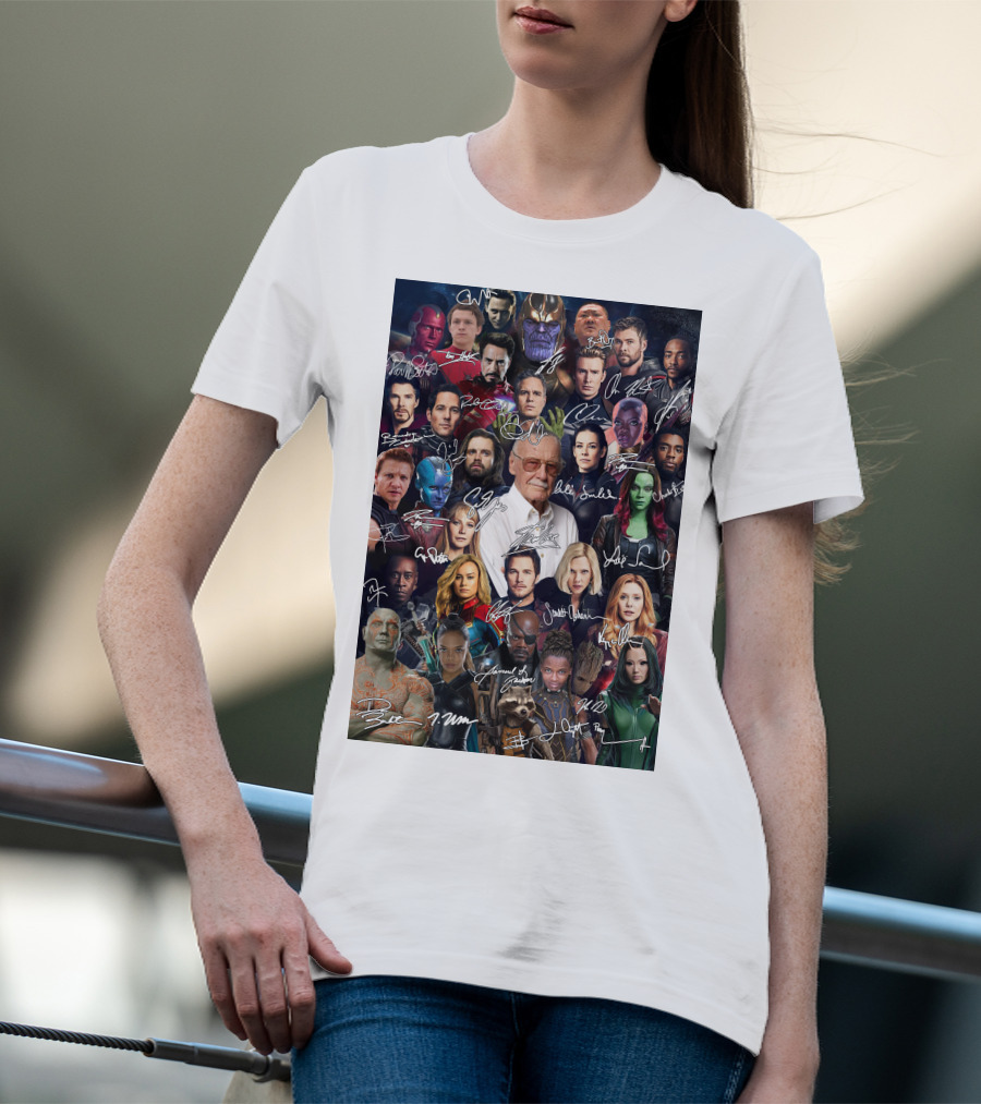 MV 001 Marvel Cinematic Universe Collage T-Shirt