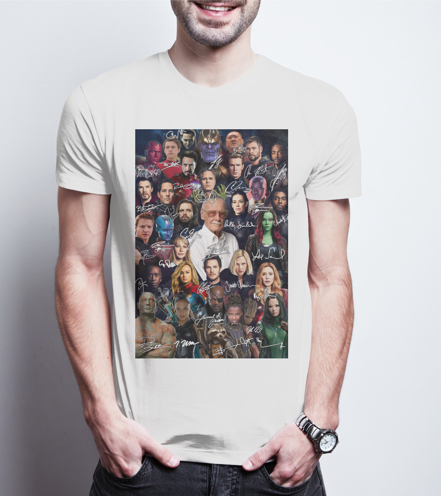 MV 001 Marvel Cinematic Universe Collage T-Shirt