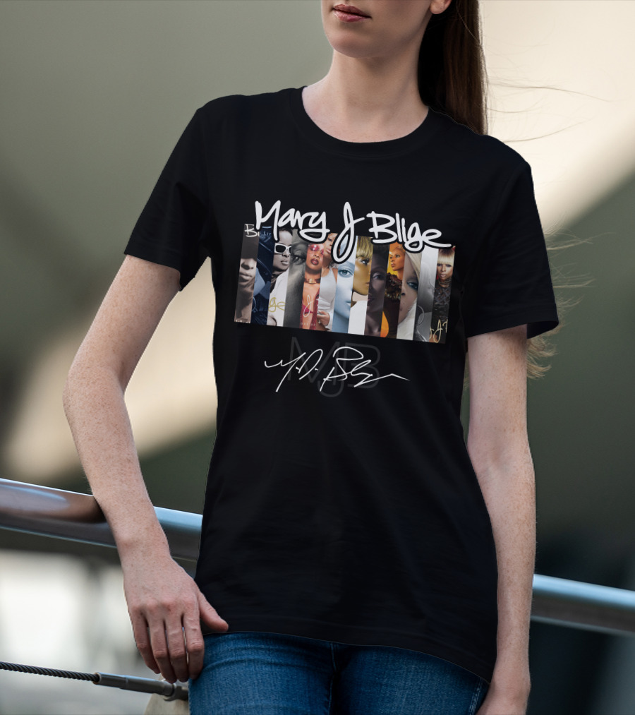 Mary J Blige Signature Collage T-Shirt