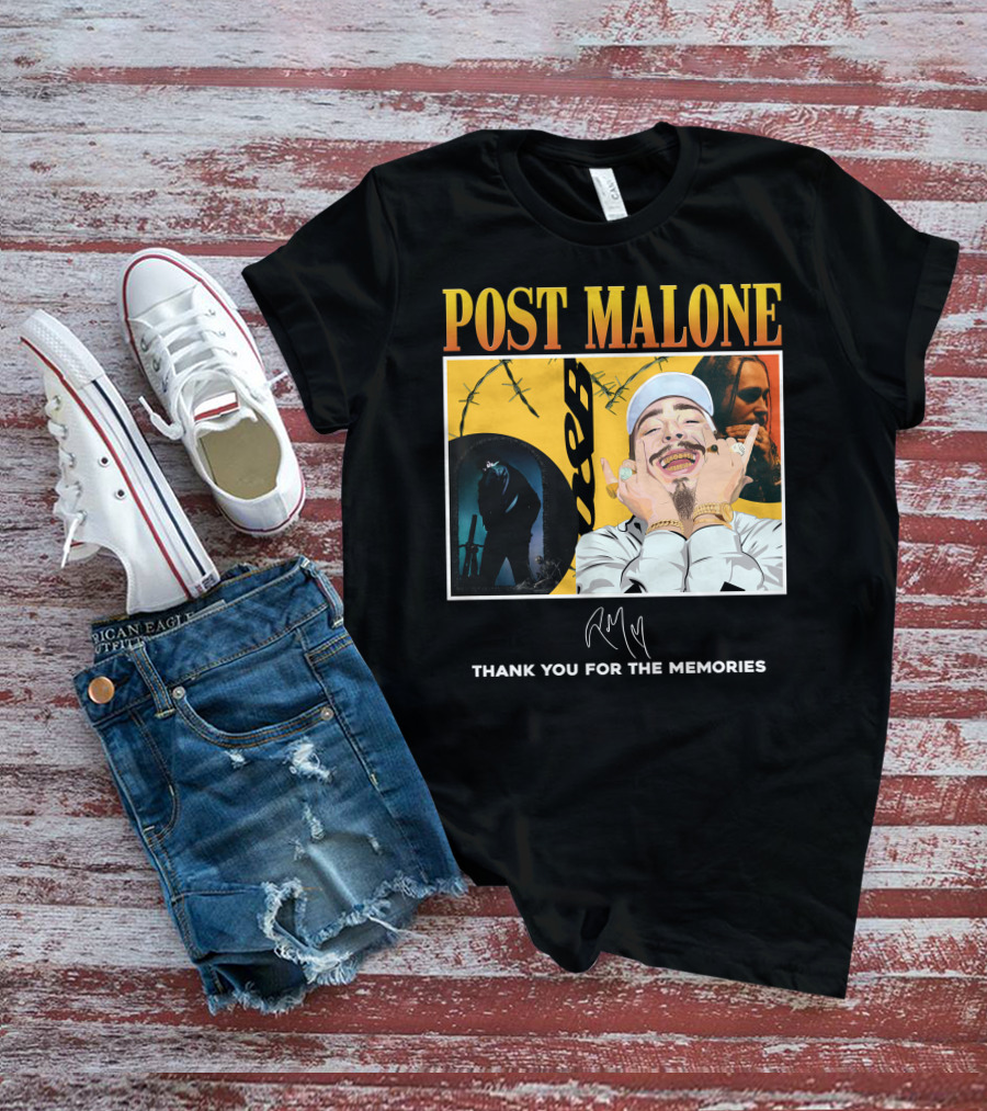 Post Malone Thank You For The Memories T-Shirt