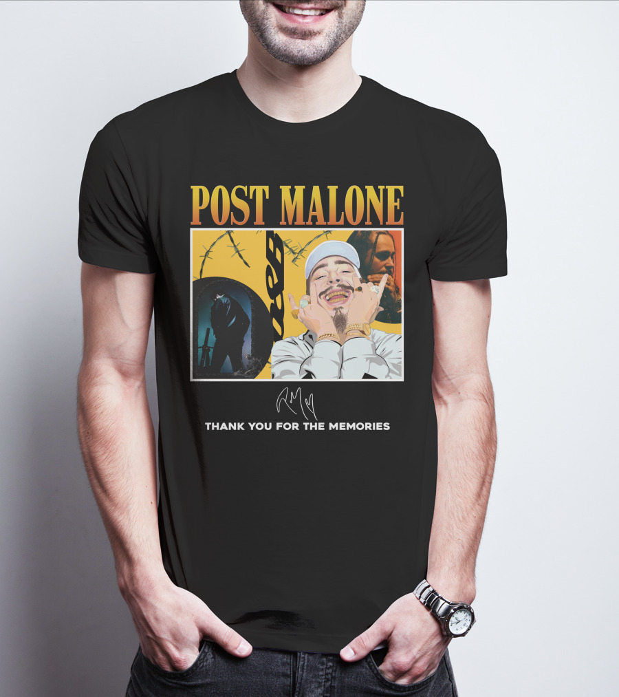 Post Malone Thank You For The Memories T-Shirt