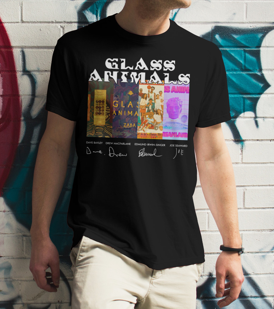 Glass Animals Dave Bayley Drew Macfarlane Edmund Irwin-Singer Joe Seaward Zaba Dreamland T-Shirt