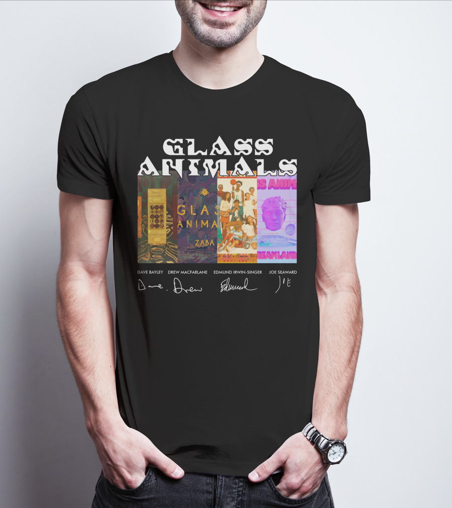 Glass Animals Dave Bayley Drew Macfarlane Edmund Irwin-Singer Joe Seaward Zaba Dreamland T-Shirt
