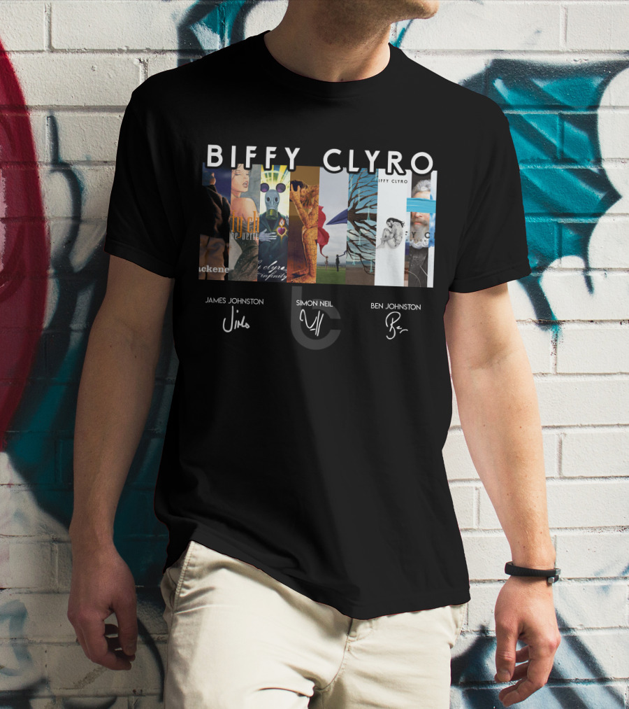 Biffy Clyro Album Art Collage James Johnston Simon Neil Ben Johnston T-Shirt