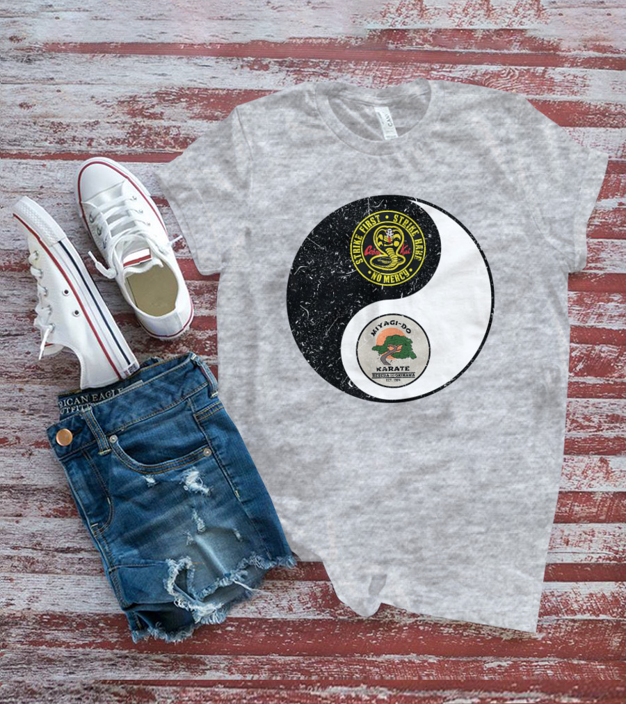 Cobra Kai Strike First Miyagi-Do Karate Yin Yang T-Shirt