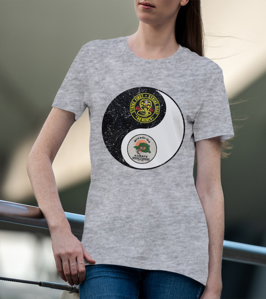 Cobra Kai Strike First Miyagi-Do Karate Yin Yang T-Shirt