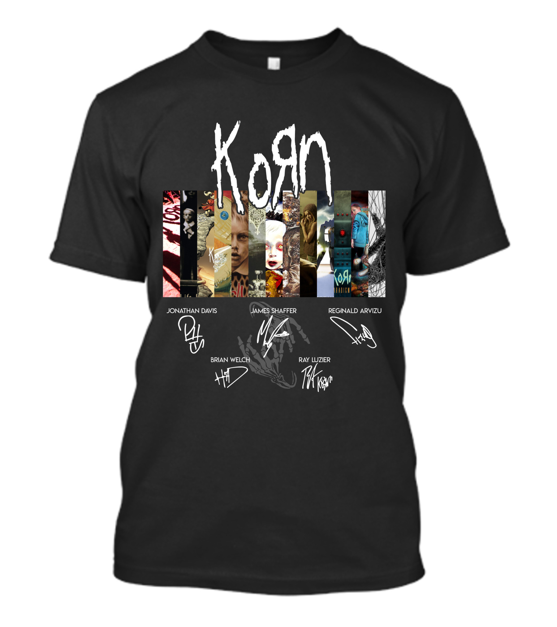 Korn Artwork And Signatures Compilation T-Shirt