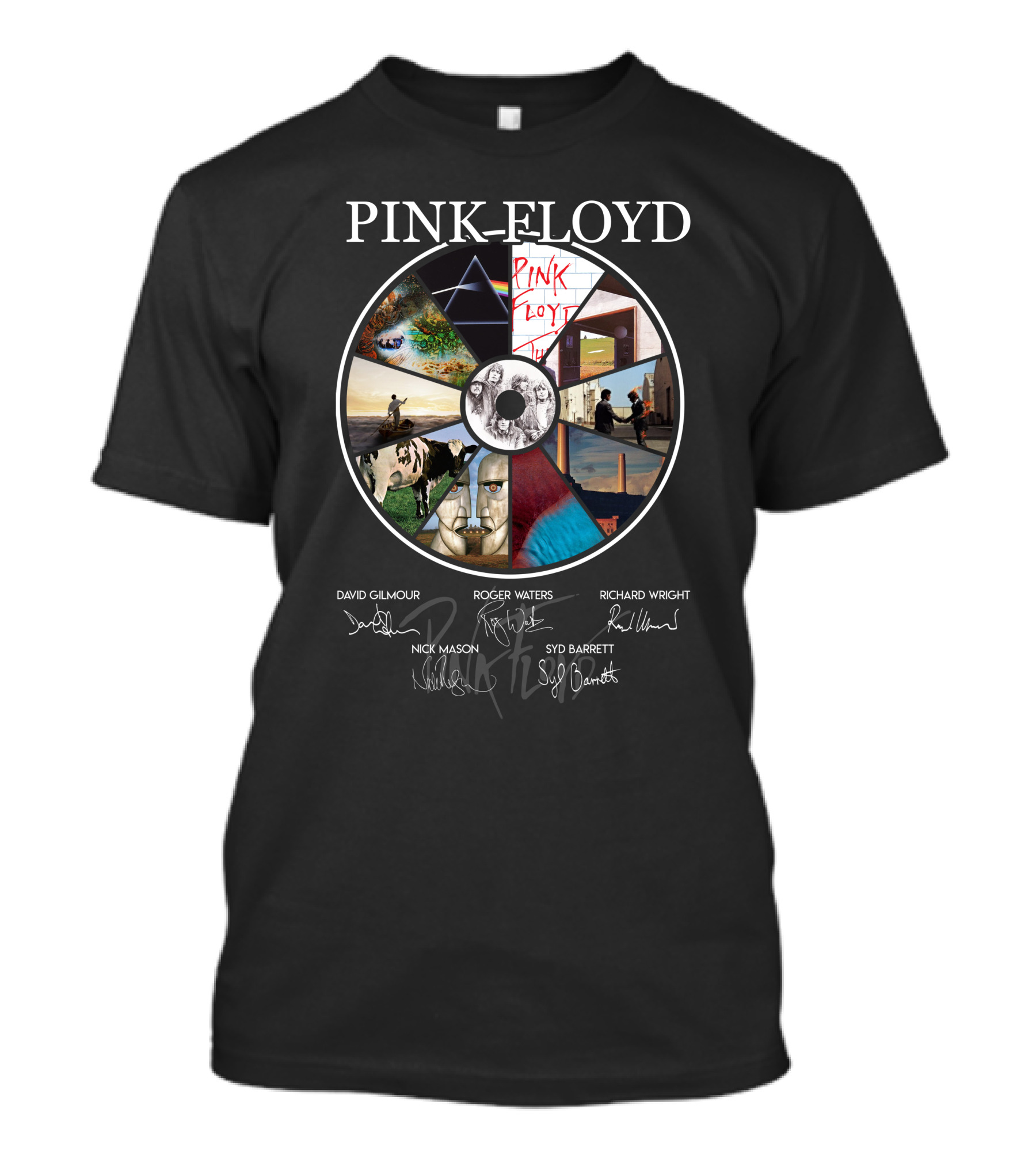Pink Floyd Signed Album Art Collection T-Shirt