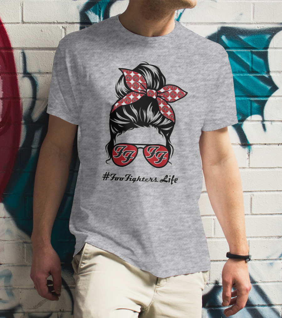 #Foofighterslife Ff Bandana Sunglasses T-Shirt