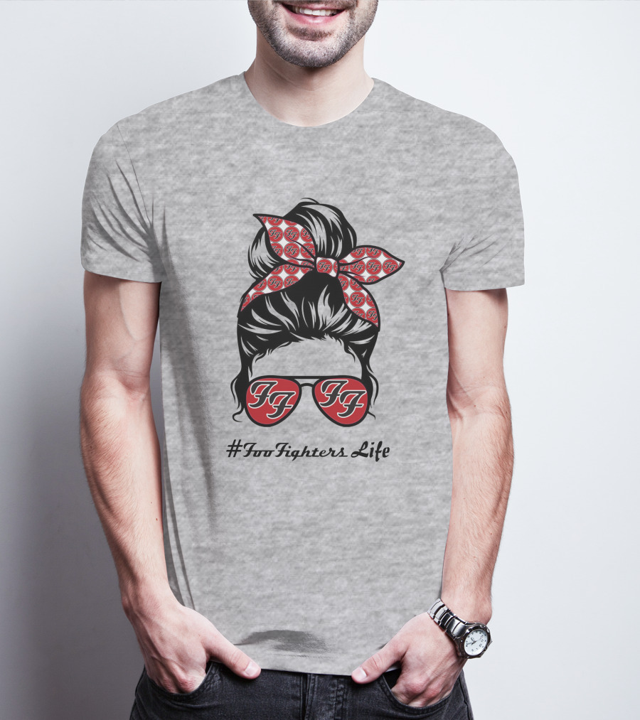 #Foofighterslife Ff Bandana Sunglasses T-Shirt